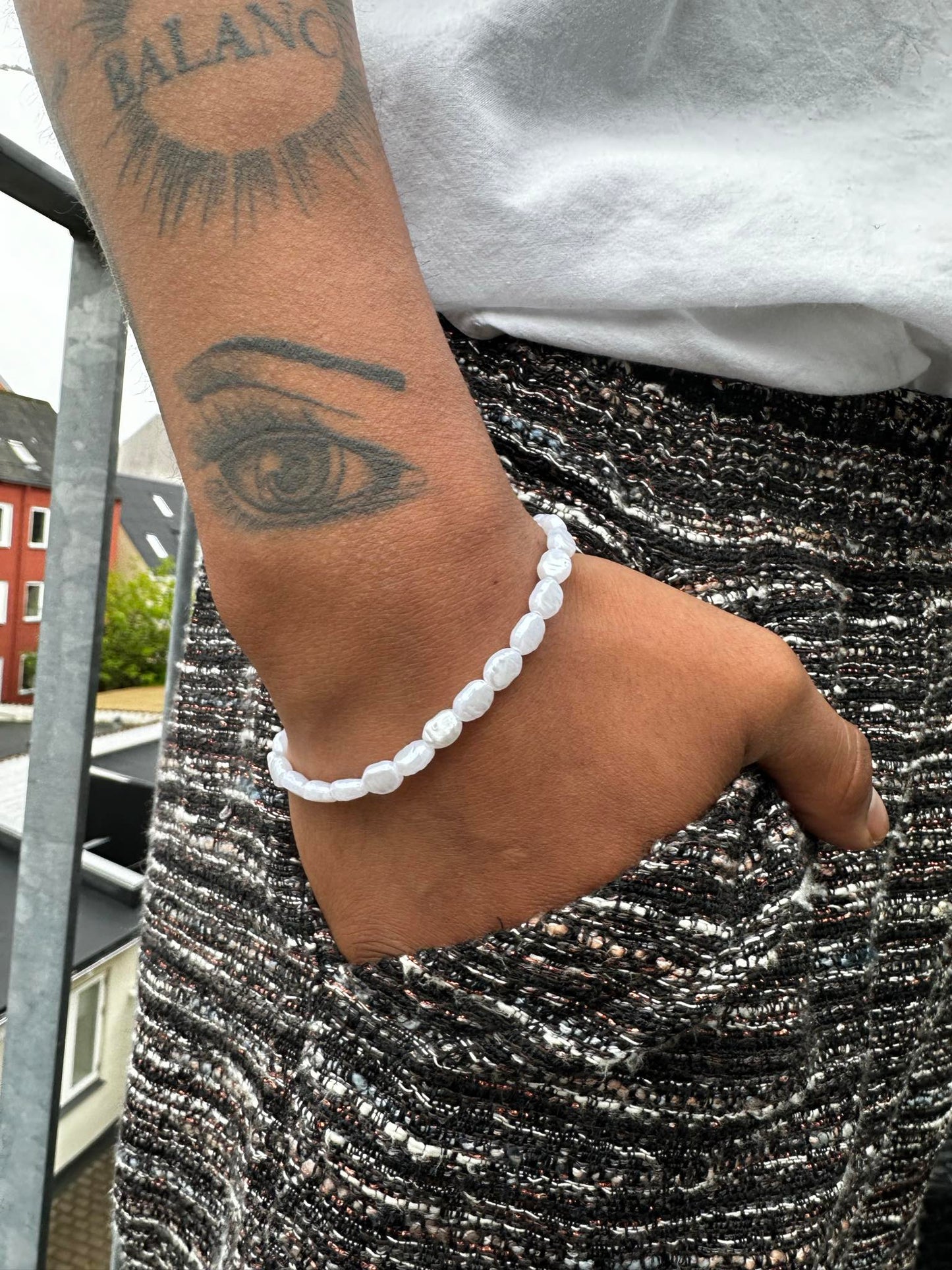 Isak - Perle Armbånd